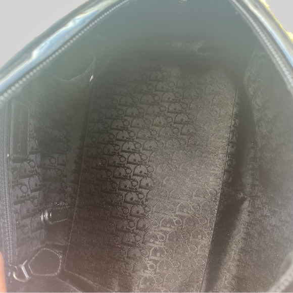 Christian Dior Green Leopard Print and Yellow SnakeSkin Gambler Bag - Picture 12 of 17